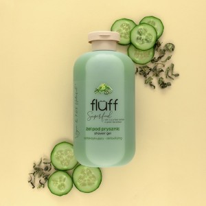 Fluff Cucumber & Green Tea Detoxifying Shower Gel 500ml