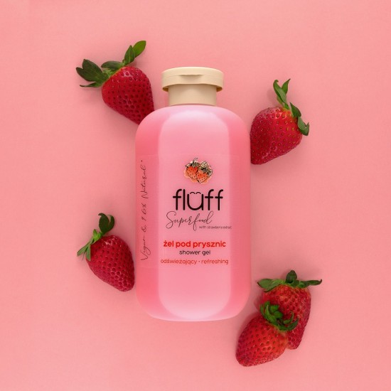 Fluff Strawberry Refreshing Shower 500ml