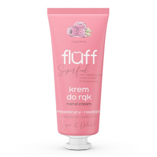 Fluff Hand Cream antibacterial & moisturizing Raspberry