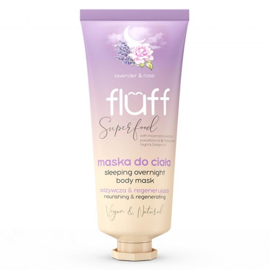 Fluff Sleeping overnight body mask Lavender καιamp; Rose