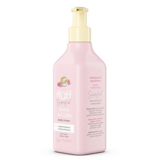 Fluff Body Cream Creme Brulee & Raspberries
