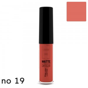 Matte Liquid Lipcolor No 19