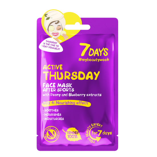 7 DAYS Active Thursday Sheet Mask 28g