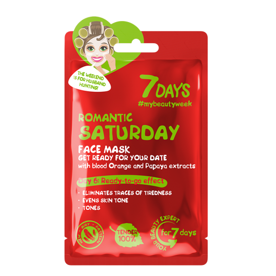 7 DAYS Romantic Saturday Sheet Mask 28g