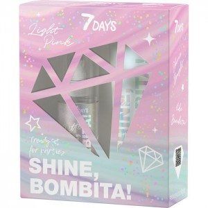 7DAYS Gift Set BOMBITA Light Pink Shine