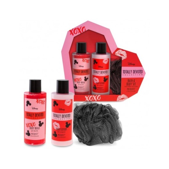 MINNIE MICKEY TOTALLY DEVOTED PAMPER SET
