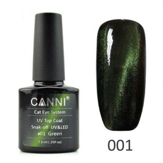 Canni Top Coat Cat Eye 7.3ml #001