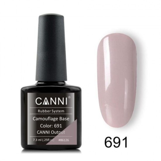 Canni Color Rubber Base Coat 691 7.3ml