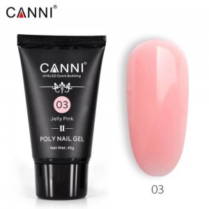 Canni Poly Nail Gel 45g 03 Jelly Pink