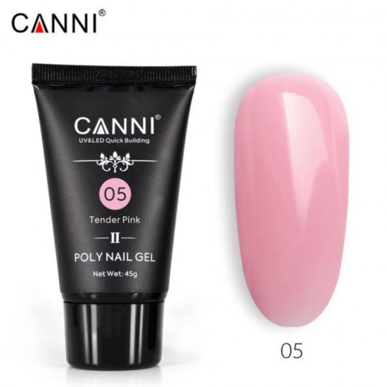 Canni Poly Nail Gel 45g 05 Tender Pink