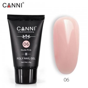 Canni Poly Nail Gel 45g 06 Nude Pink