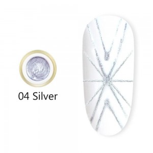 Canni Spider Gel 04 Ασημί 8ml