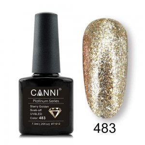 Canni Platinum Gel Polish Pure Silver 483 7.3ml