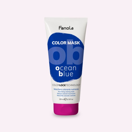 Μάσκα με χρώμα Μπλε 200ml Fanola Color Mask