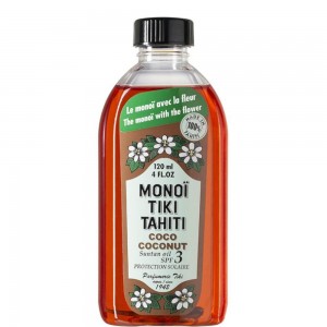 Monoi Tiki Coconut SPF3 -  Μαυρίσματος, για Πρόσωπο + Σώμα, με άρωμα Καρύδα SPF 3 120ml