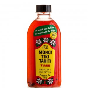 Monoi Tiki Tiare SPF3 -  Μαυρίσματος, για Πρόσωπο + Σώμα, με άρωμα Γαρδένια της Ταϊτής, SPF3 120ml