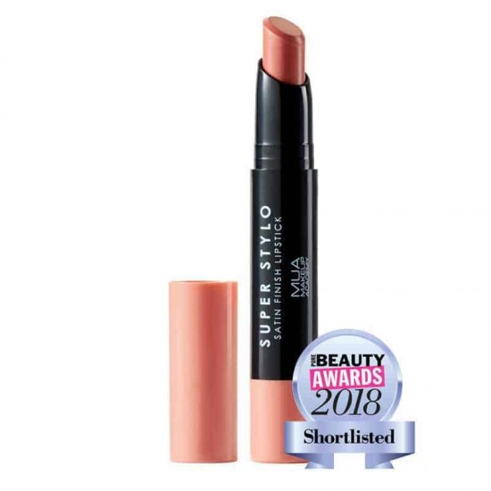 MUA MAKEUP ACADEMY Super Stylo Satin Finish Lipstick SUPER NUDE 2,4gr