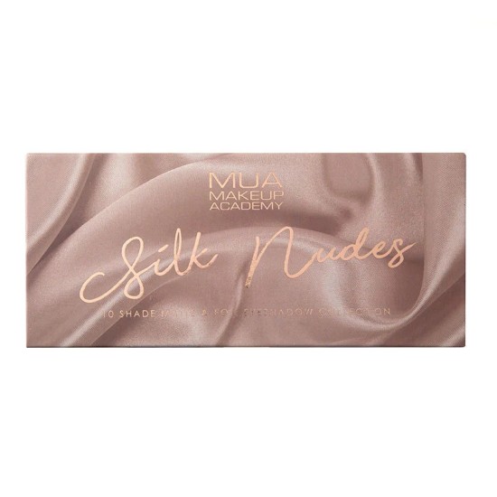 MUA 10 SHADE EYESHADOW PALETTE - SILK NUDES