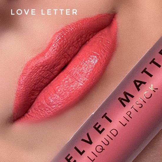 MUA VELVET MATTE LIQUID LIPSTICK LOVE LETTER