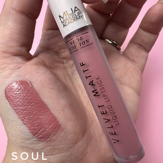 MUA VELVET MATTE LIQUID LIPSTICK - NUDE EDITION - SOUL