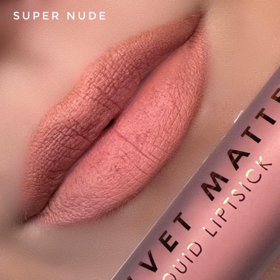 MUA VELVET MATTE LIQUID LIPSTICK SUPER NUDE