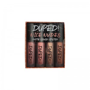 W7 Duped Matte Liquid Lipsticks NIce Nudes 4 τεμ x2ml
