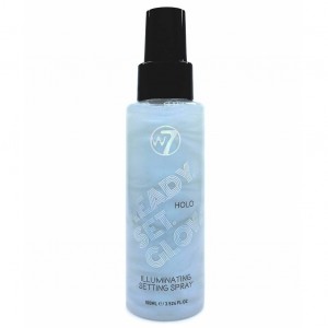 W7 Ready Set Glow Holo Illuminating Setting Spray 100ml