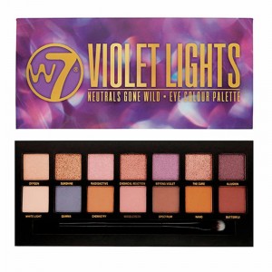 W7 Violet Lights Eye Colour Palette 14gr	 