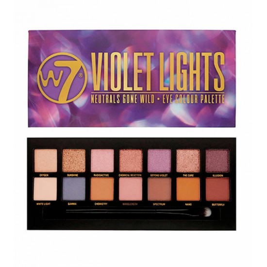 W7 Violet Lights Eye Colour Palette 14gr	 