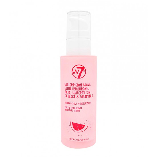 W7 Watermelon Wave With Hyaluronic Acid Watermelon Extract and Vitamin E Hydro Glow Moisturiser 60ml