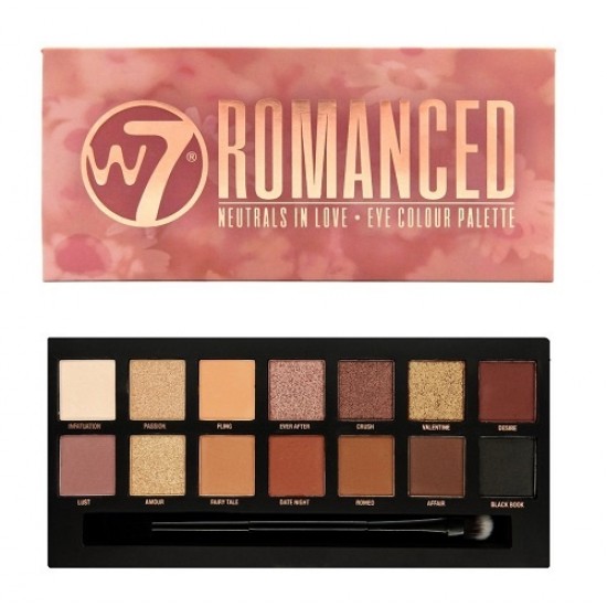 W7 Romanced Neutrals In Love Eye Colour Palette 11.2gr