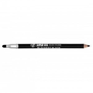 W7 Super Gel Deluxe Eyeliner Pencil Blackest Black 1.5gr