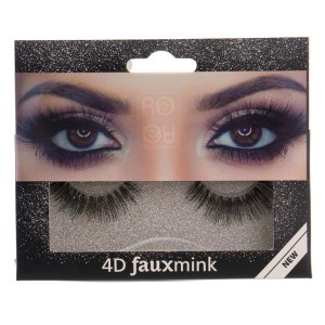 Ro-accessories 4D Fauxmink Βλεφαρίδες με κόλλα - EY210