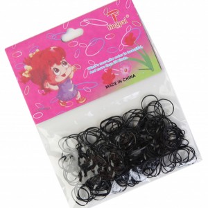 Ro-accessories Λάστιχα μαλλιών ράστα μαύρα - 04-0016