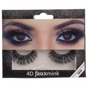 Ro-accessories 4D Fauxmink Βλεφαρίδες με κόλλα - EY201