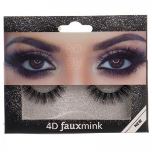 Ro-accessories 4D Fauxmink Βλεφαρίδες με κόλλα - EY206
