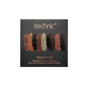 Technic Pressed Pigment Eye Shadow Palette Matte Shimmer Tempting 6.75gr