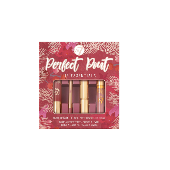 W7 GIFT SET PERFECT POUT LIP ESSENTIALS SET