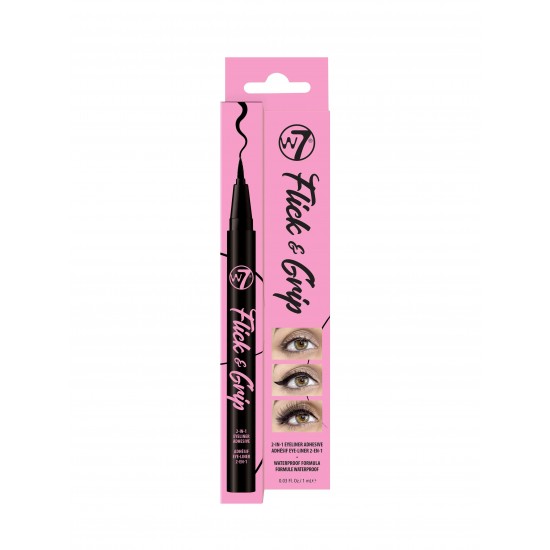 Flick καιamp; Grip 2-In-1 Adhesive Eyeliner Pen